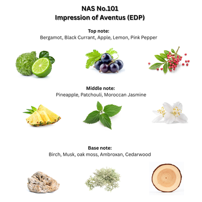 Nas No.101  Eau de Perfume for Men EDP Spray 50ml.