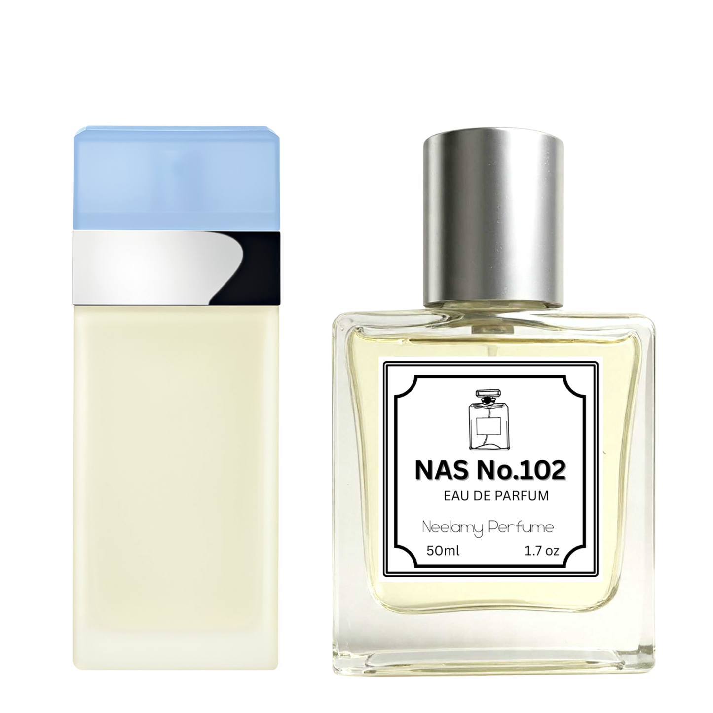 NAS No.102 Expression of Light Blue Perfume for Women EDP Spray 50ml.
