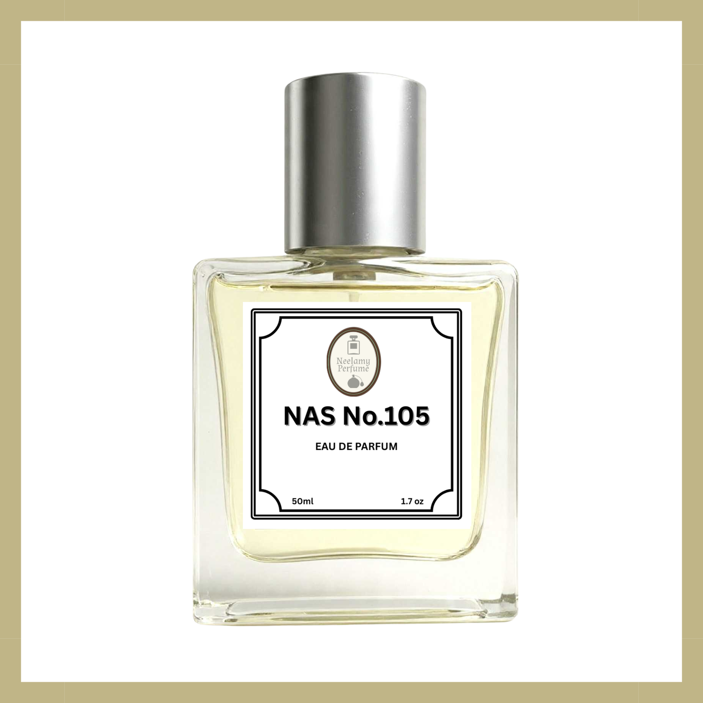 NAS No.105 Impression of Tuscan Leather Perfume for Women and Men EDP Spray 50ml.