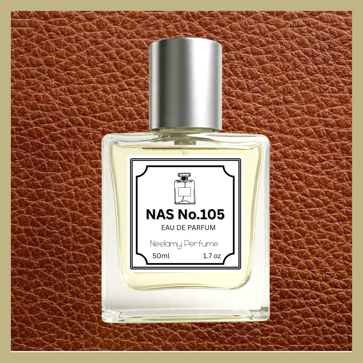 NAS No.105 Impression of Tuscan Leather Perfume for Women and Men EDP Spray 50ml.