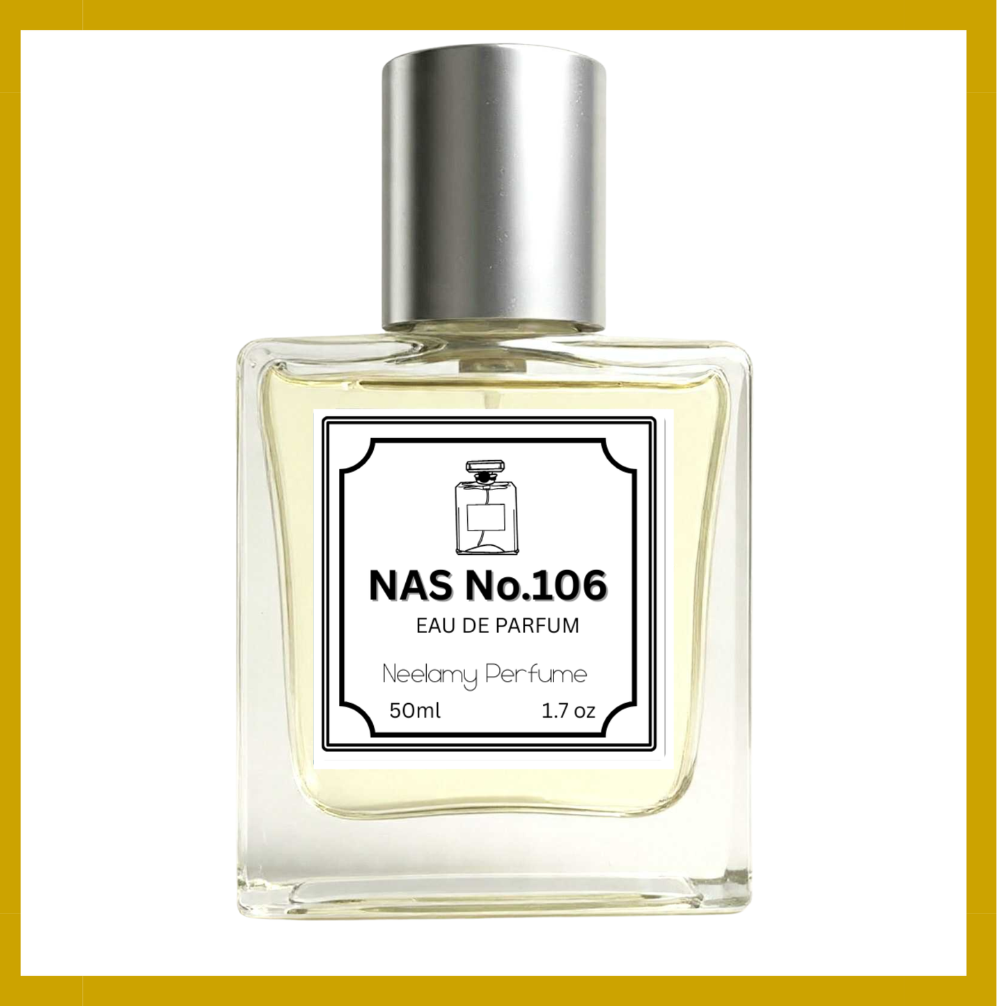 NAS No.106 Impression of Hibiscus Mahajad Perfume for Women and Men EDP Spray 50ml.
